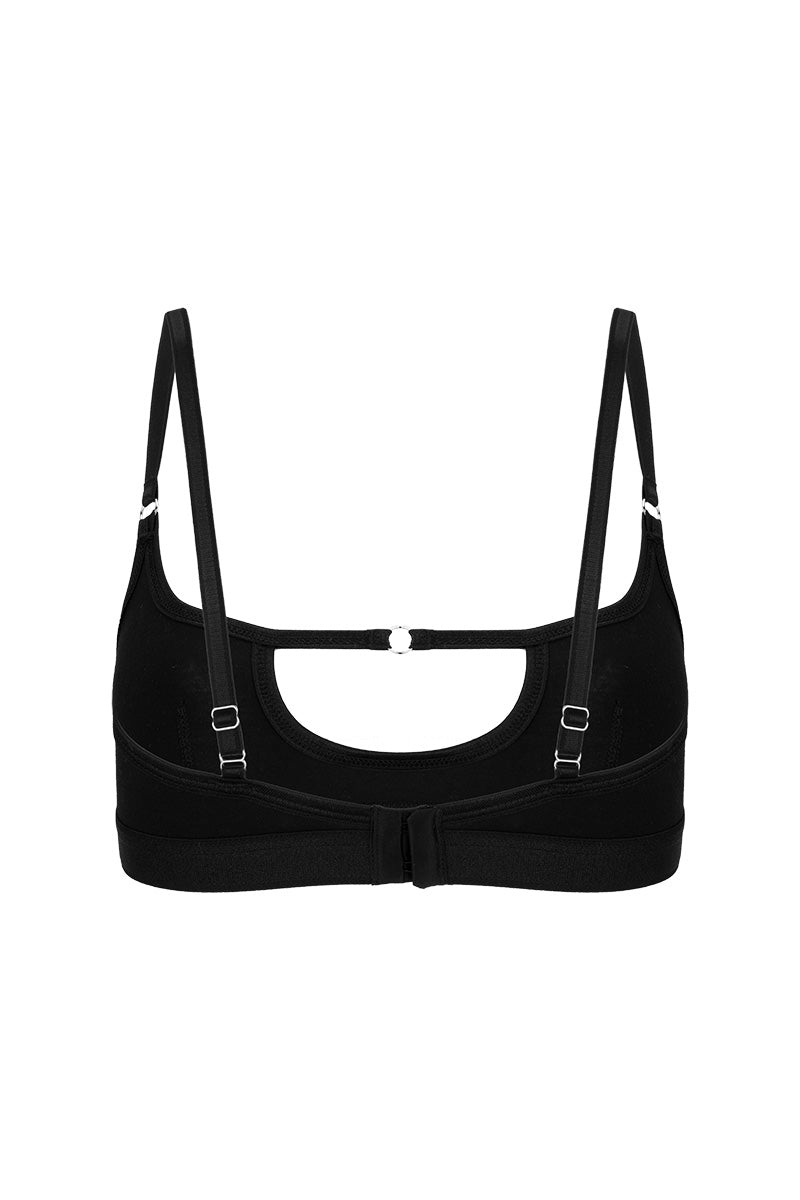 Cut-out Cotton Black