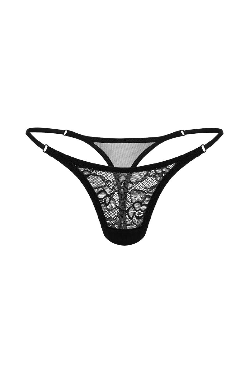 Ethereal Black Thong