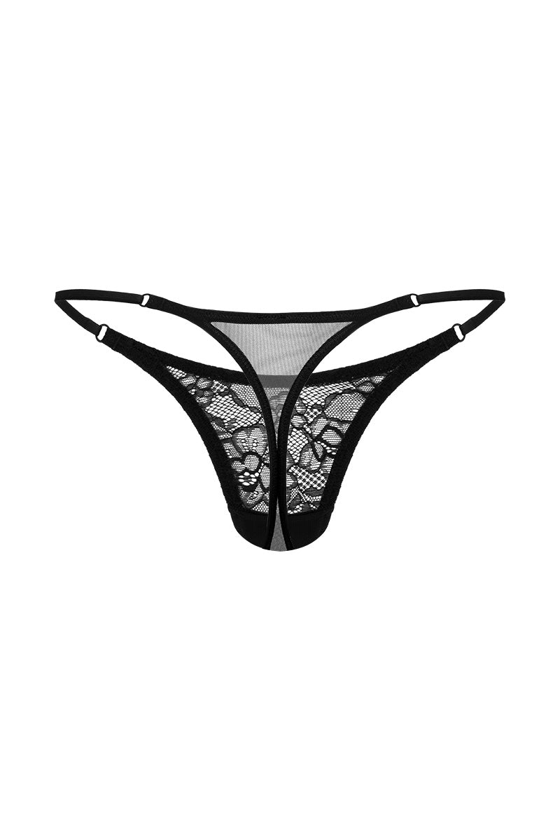 Ethereal Black Thong