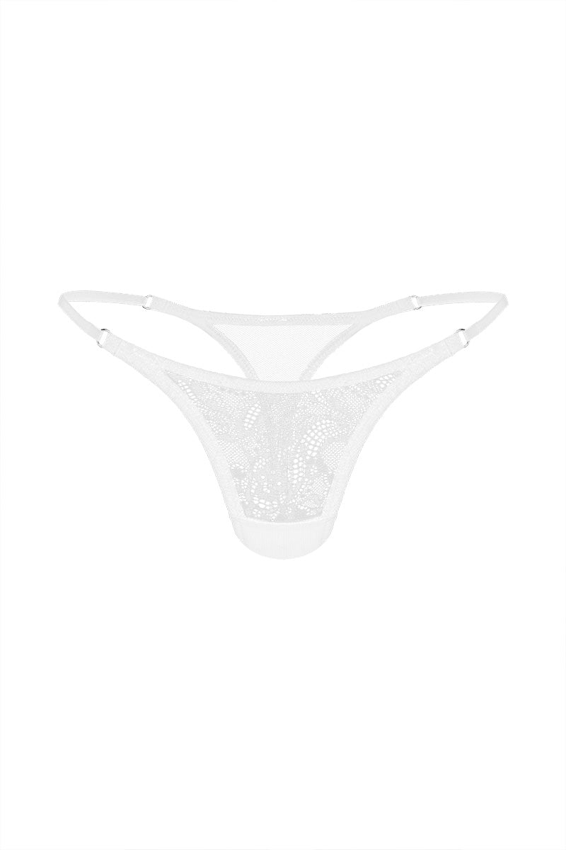 Ethereal White Thong