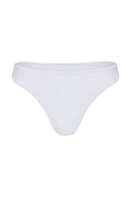 Basic Cotton White Thong
