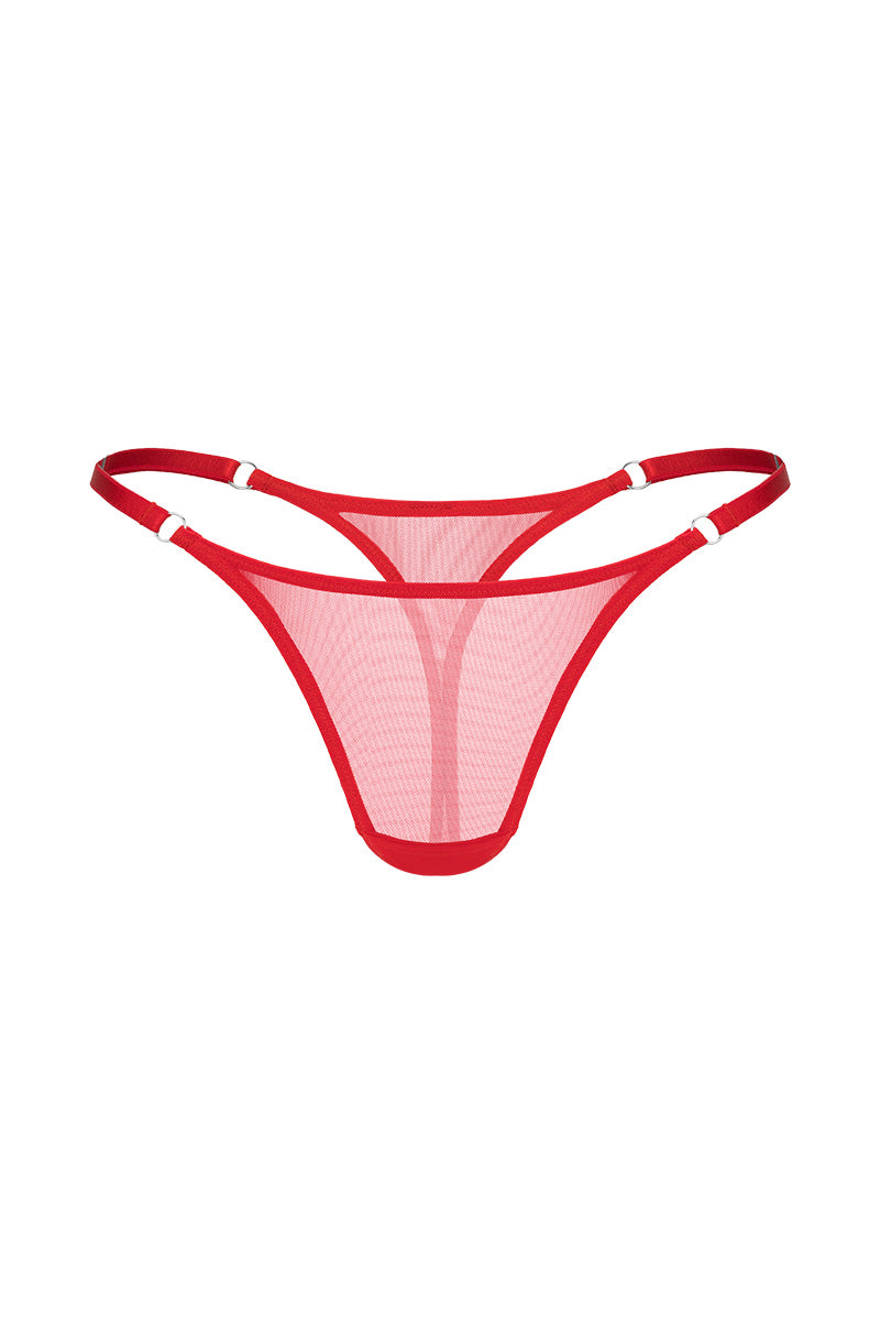 Red Mini Thong