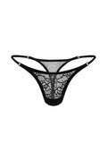 Ethereal Black Thong